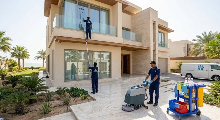 فريق عمل محترف يقوم بتنظيف وتعقيم المنزل بعناية ضمن خدمات تنظيف منازل الصديق الكويت لضمان بيئة نظيفة وصحية وتوفير تجربة مريحة وسريعة.
